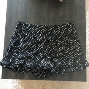 Zara polka dot ruffle short